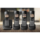 Cordless Phone with 4 Handsets, Panasonic KXTGC384B IMAGE 2