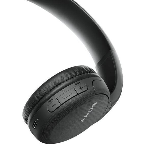 Sony Bluetooth On-ear Headphones with Built-in Microphone Wireless Bluetooth with mic Headphones, Sony WHCH510 Black IMAGE 5