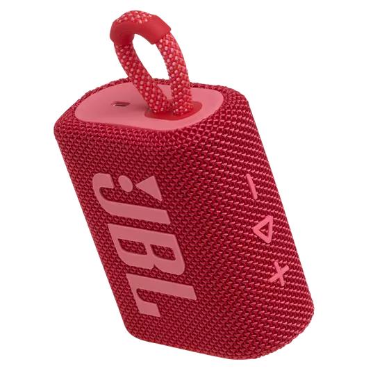 Wireless Bluetooth Waterproof Speaker, JBL GO 3 - Red IMAGE 4