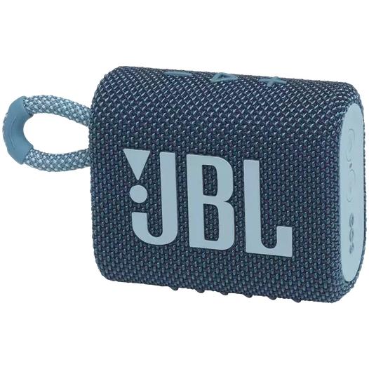 Wireless Bluetooth Waterproof Speaker, JBL GO 3 - Blue IMAGE 2