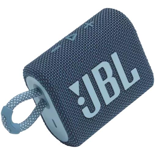 Wireless Bluetooth Waterproof Speaker, JBL GO 3 - Blue IMAGE 5