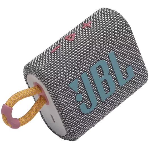 Wireless Bluetooth Waterproof Speaker, JBL GO 3 - Grey IMAGE 5