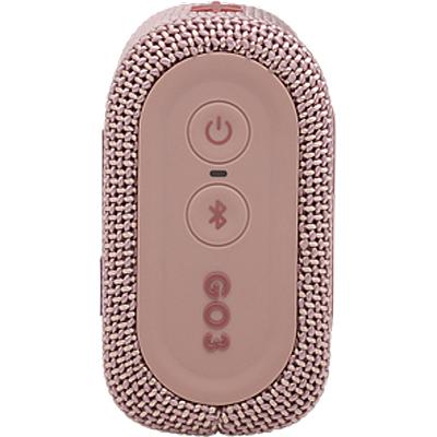 Wireless Bluetooth Waterproof Speaker, JBL GO 3 - Pink IMAGE 7