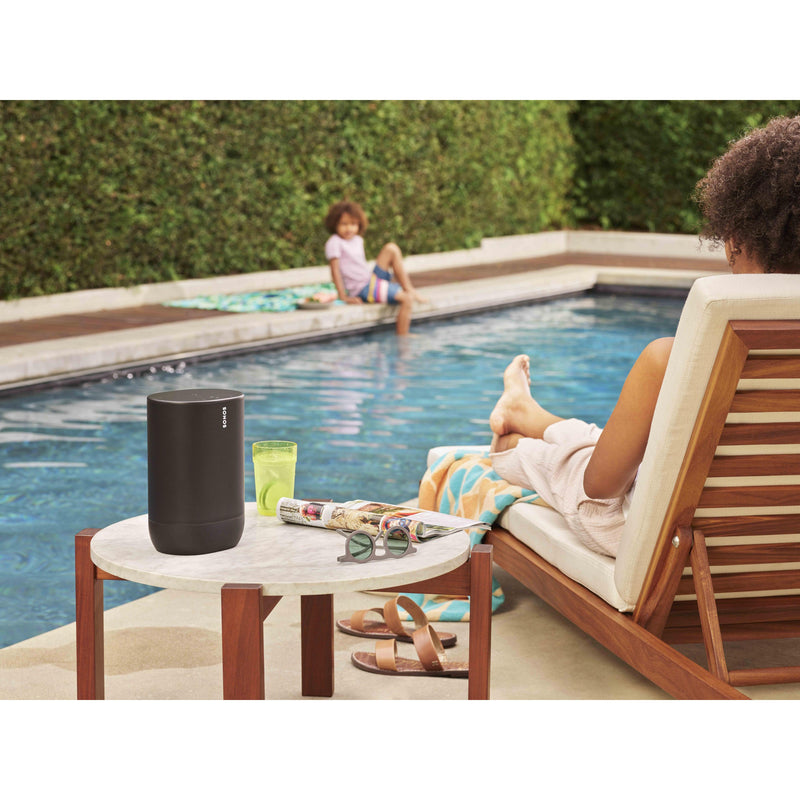 WiFi Wireless Bluetooth Smart Waterproof Speaker, Sonos Move-Black IMAGE 6