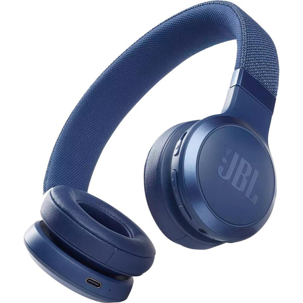 Wireless On-Ear Noise Cancelling Headphones. JBL Live 460NC - Blue IMAGE 1