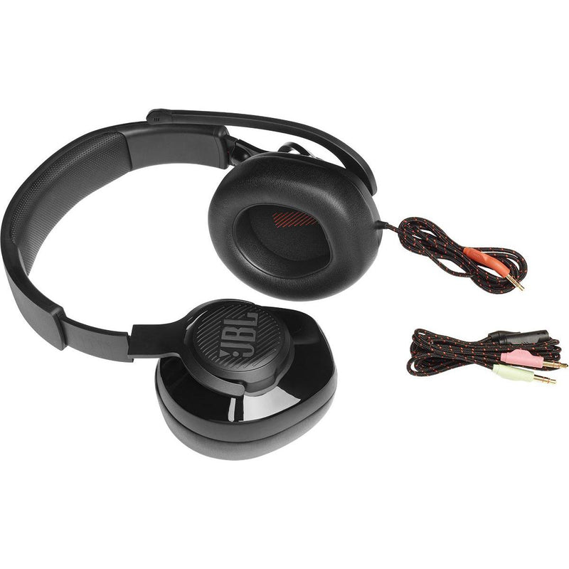 JBL Over-the-Ear Gaming Headphones with Microphone Professional gaming USB wired PC over-ear headset, JBL Quantum 200 - Black IMAGE 8
