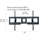 Sonora Fixed Mount Sonora Wall Mount Bracket SO96 IMAGE 2