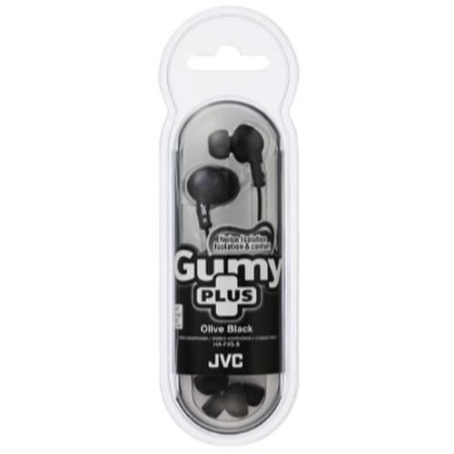 GUMY Earbuds, JVC HA-FX5-B - Black IMAGE 2