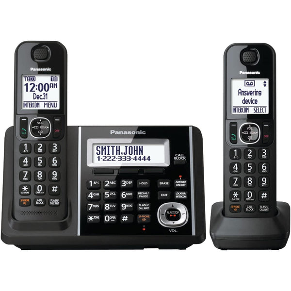 Cordless Phone with 3 Handsets, Panasonic KXTGF342B IMAGE 1