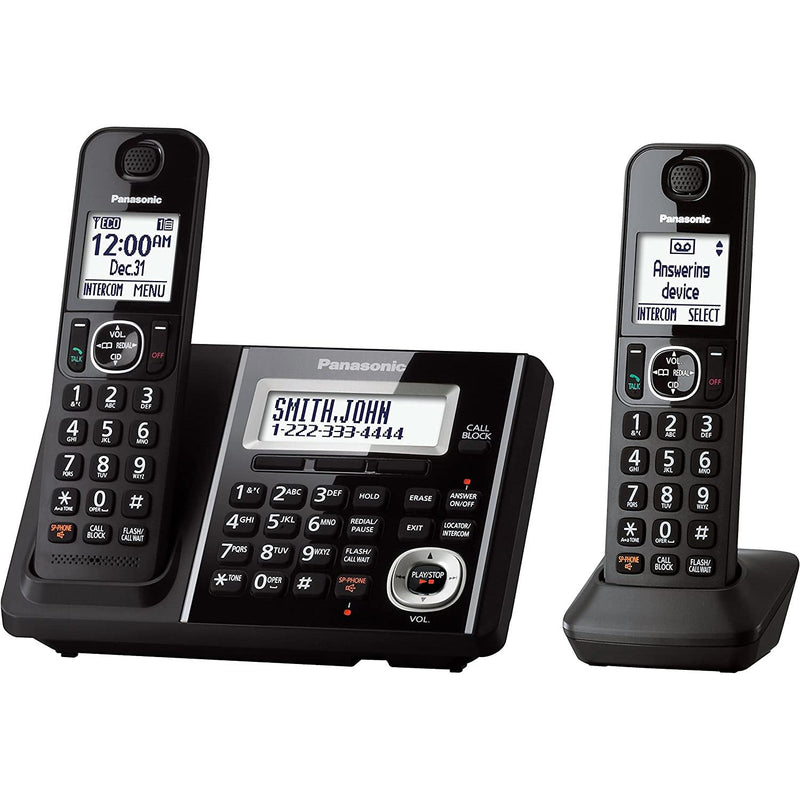 Cordless Phone with 3 Handsets, Panasonic KXTGF342B IMAGE 2