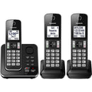 Cordless Phone with 3 Handsets, Panasonic KXTGD393B IMAGE 1
