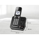 Cordless Phone Panasonic KXTGD390B IMAGE 3
