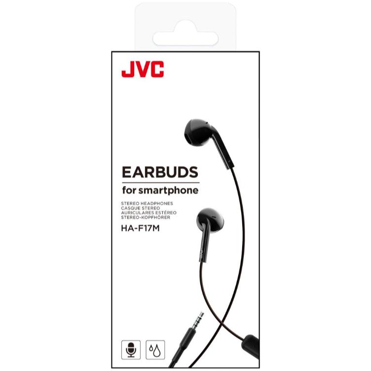 Earbuds, JVC HA-F17M-B - Black IMAGE 2