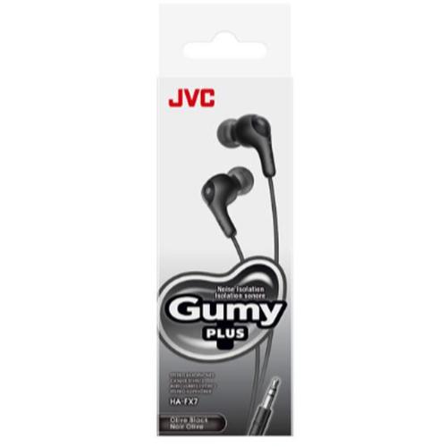 GUMY Earbuds, JVC HA-FX7-BN - Black IMAGE 2