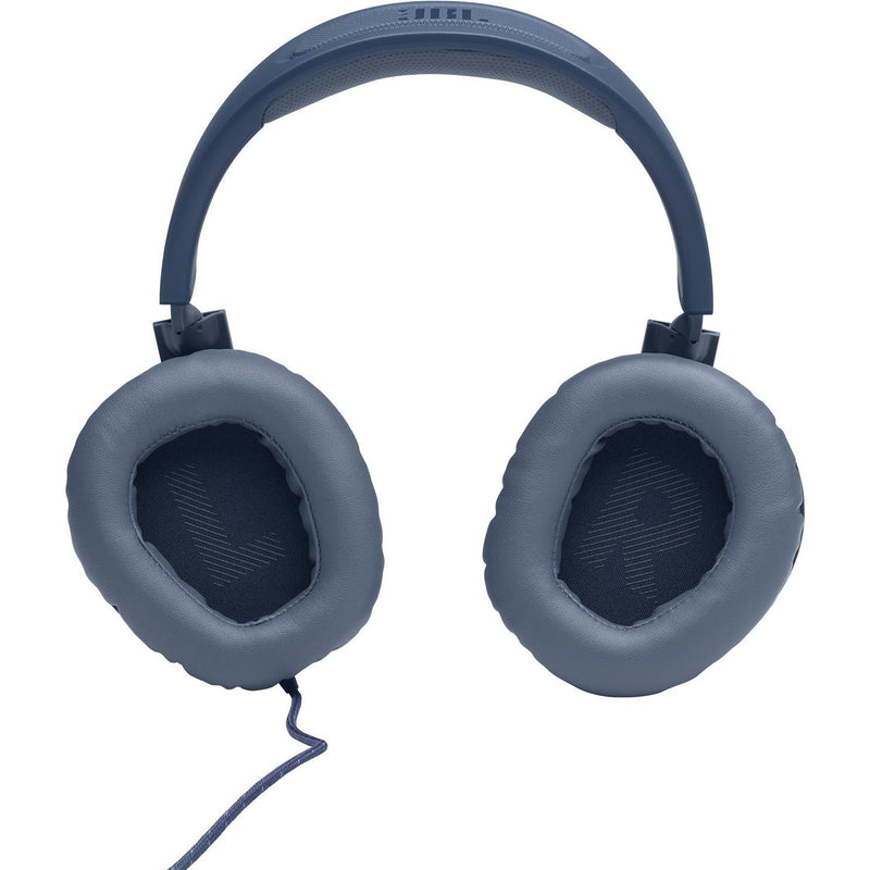 Professional gaming wired PC over-ear headset, JBL Quantum 100 - Blue IMAGE 4