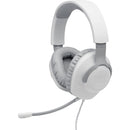 Professional gaming USB wired PC over-ear headset, JBL Quantum 100 - White IMAGE 1