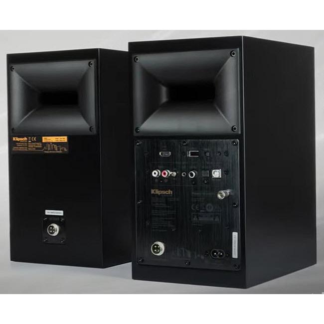 Powered Bookshelf 2 Way HDMI AND ARC, Klipsch THEFIVESW - Black IMAGE 3