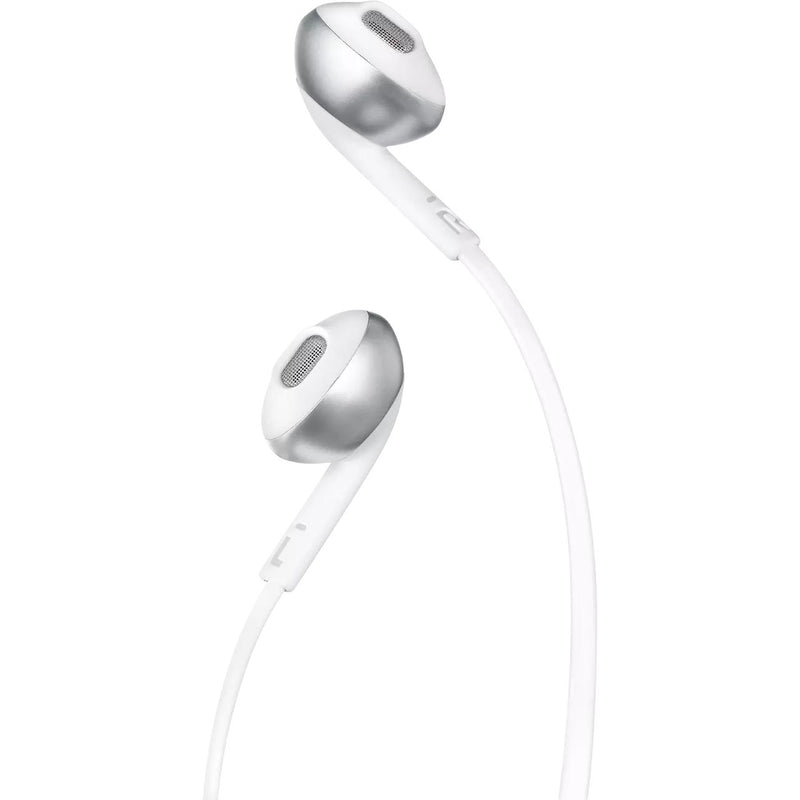 Earbud Headphones. JBL Tune 205 - Chrome IMAGE 3