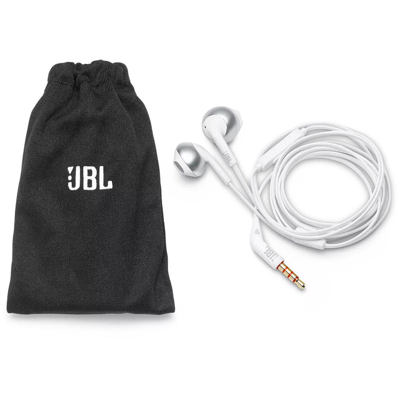 Earbud Headphones. JBL Tune 205 - Chrome IMAGE 4