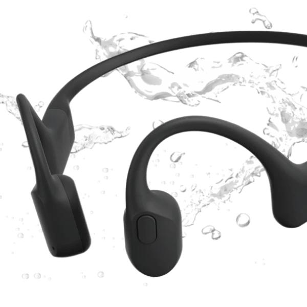 Conduction Open-Ear Bluetooth Sport Headphones OpenRun, Shokz S803 - Black IMAGE 3
