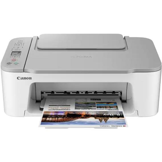Colour Inkjet Multifunction Printer, CANON TS3420 - White IMAGE 1