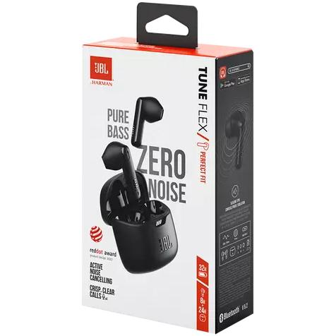 NC In-Ear Earbuds. JBL TFLEX - Black IMAGE 9