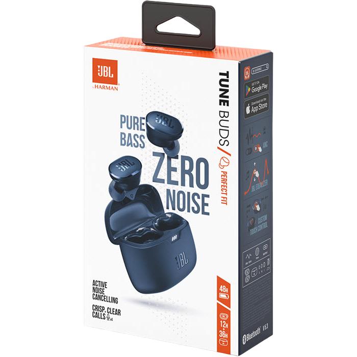 In-Ear Earbuds noise cancelling headphones. JBL TBUDS - Blue IMAGE 9