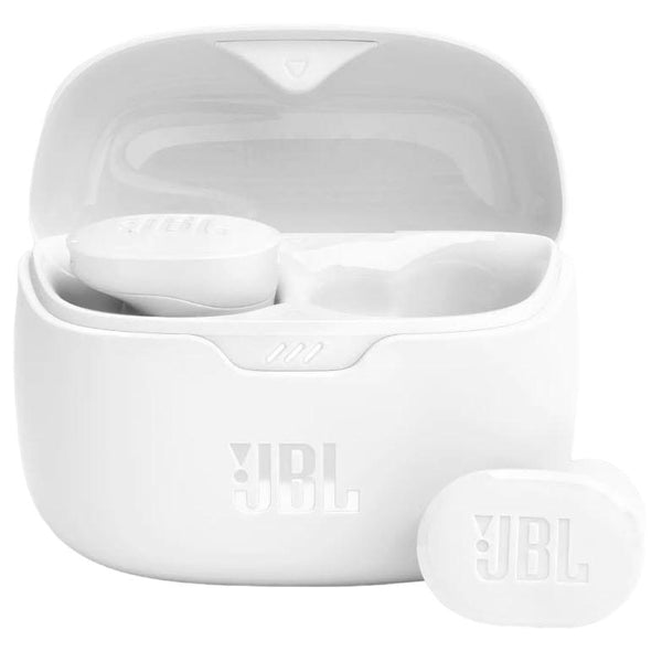 In-Ear Earbuds noise cancelling headphones. JBL TBUDS - White IMAGE 1