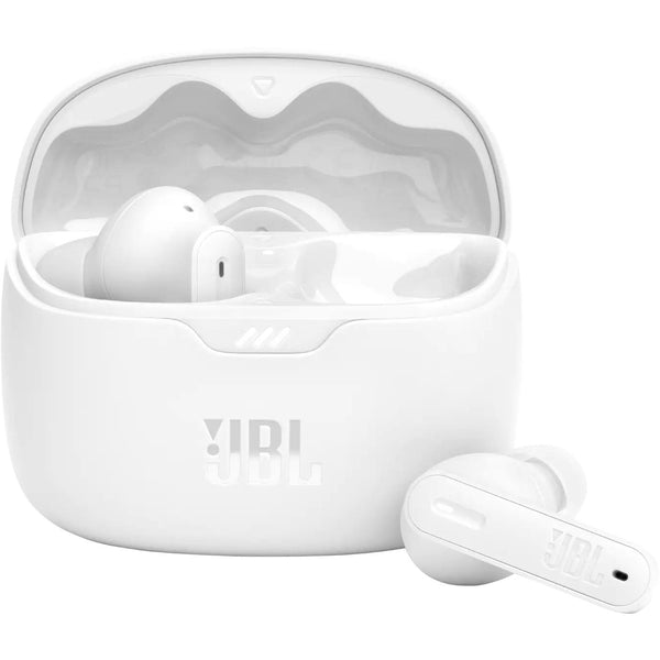 In-Ear EarBEAM noise cancelling headphones. JBL TBEAM - White IMAGE 1