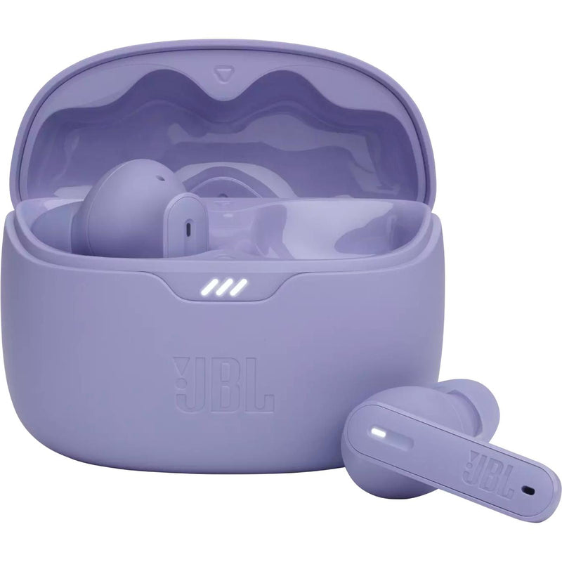 In-Ear EarBEAM noise cancelling headphones. JBL TBEAM - Purple IMAGE 1