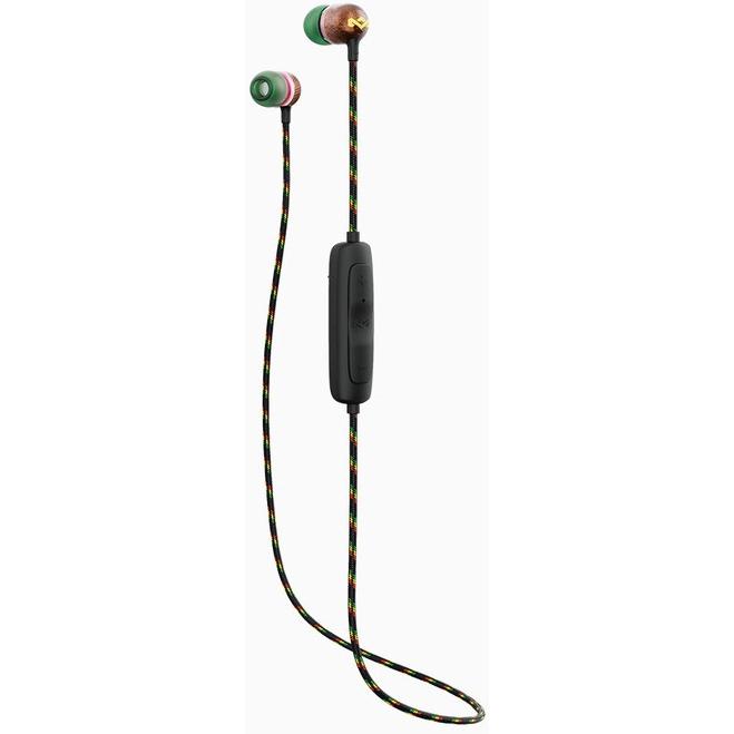100% Wireless Headphones Smile Jamaica, Marley EM-JE113-RA - Green IMAGE 1