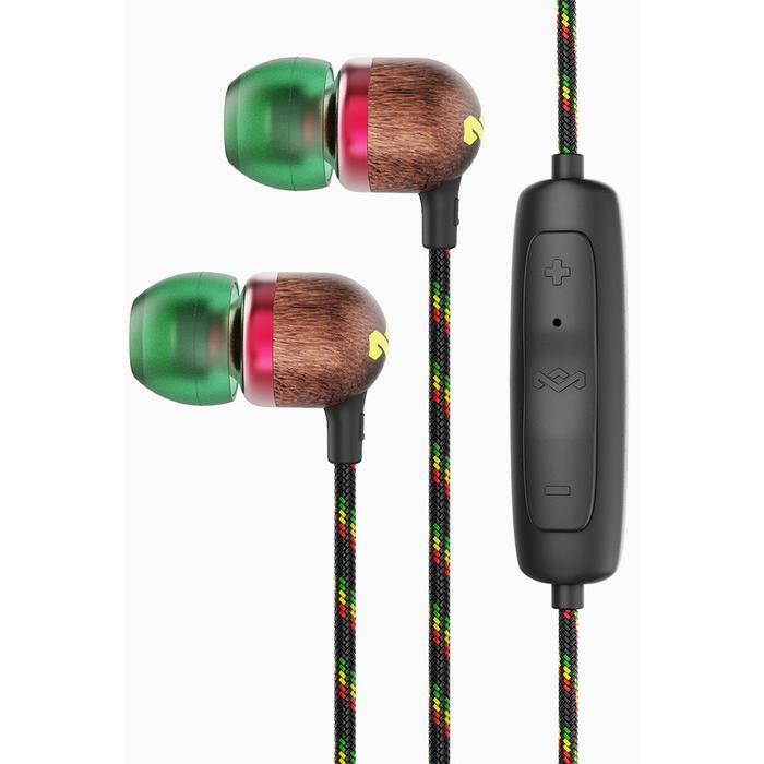 100% Wireless Headphones Smile Jamaica, Marley EM-JE113-RA - Green IMAGE 2