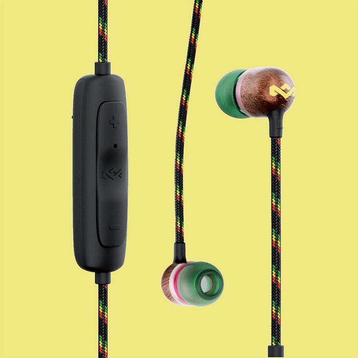 100% Wireless Headphones Smile Jamaica, Marley EM-JE113-RA - Green IMAGE 3