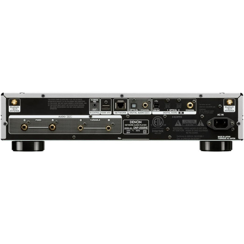 HEOS Wireless Streamer, Denon DNP-2000NESP - Silver IMAGE 2