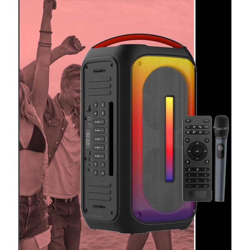 2 X 69W9,5 hrs PB Battery Bluetooth Wireless Speaker Mic Inclued. RAGE BTS3651 IMAGE 4