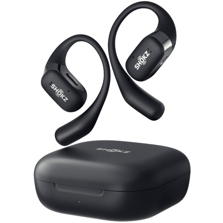 Conduction Open-Ear Bluetooth Sport Headphones OpenFit, Snokz T910 - Black IMAGE 1