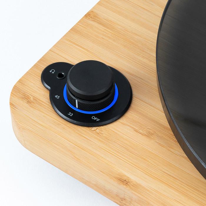 Wireless Bluetooth Turntable, House of Marley Stir it UP LUX EM-JT010-SB IMAGE 4