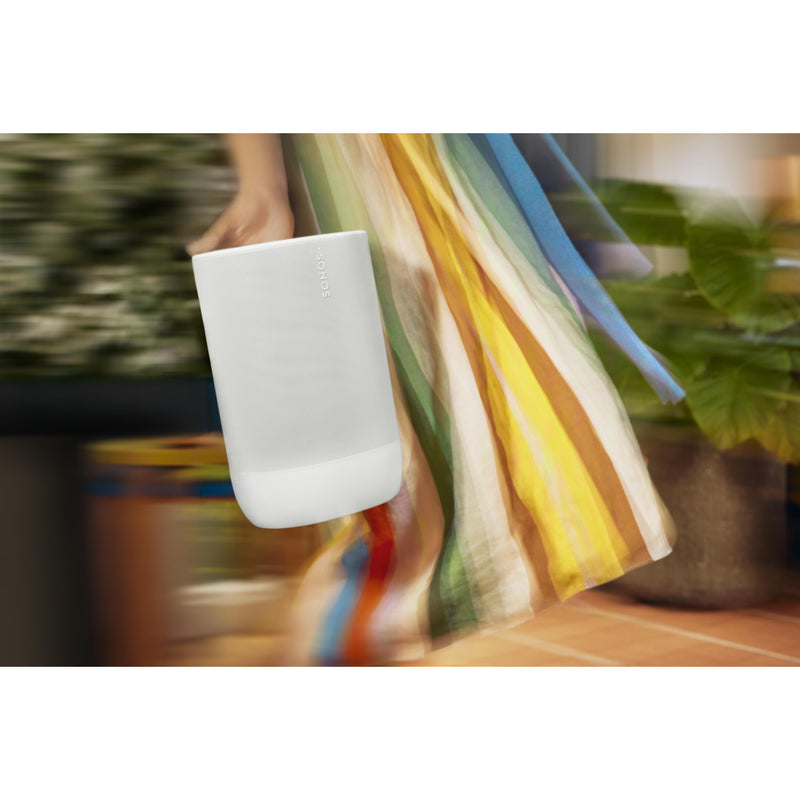 WiFi Wireless Bluetooth Smart Waterproof Speaker, Sonos Move2 - White IMAGE 10