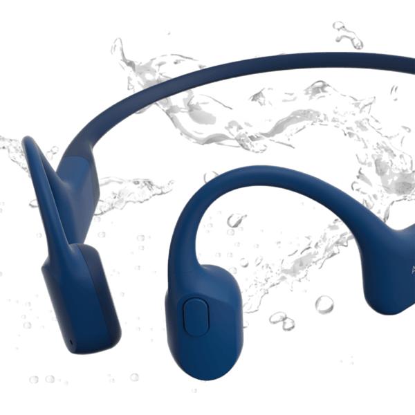 Conduction Open-Ear Bluetooth Sport Headphones OpenRun Mini, Snokz S803-Mini - Blue IMAGE 3