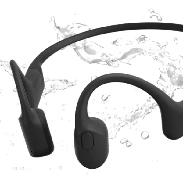 Conduction Open-Ear Bluetooth Sport Headphones OpenRun Mini, Snokz S803-Mini - Black IMAGE 3