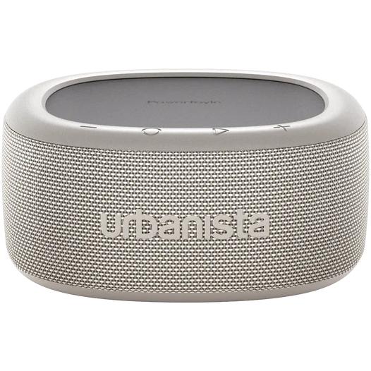 Self-Charging Wireless Splashproof Bluetooth Portable Speaker, URBANISTA MALIBU - White IMAGE 1