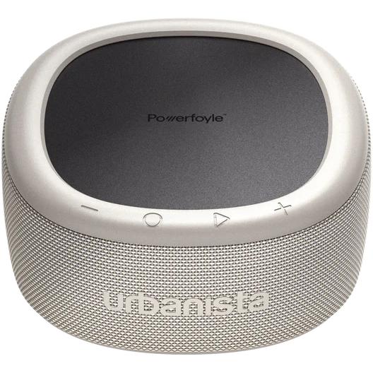 Self-Charging Wireless Splashproof Bluetooth Portable Speaker, URBANISTA MALIBU - White IMAGE 4