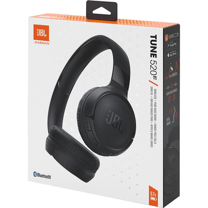 Wireless Over-ear headphones. JBL Tune 520BT - Black IMAGE 9