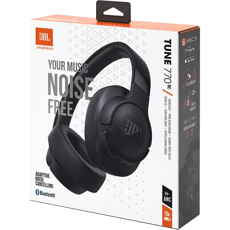 Wireless Noise Cancelling Over-ear headphones. JBL Tune 770NC - Black IMAGE 12