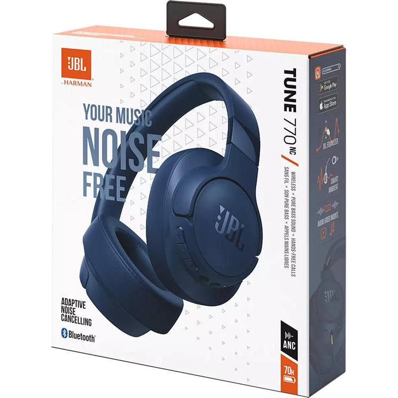 Wireless Noise Cancelling Over-ear headphones. JBL Tune 770NC - Blue IMAGE 12