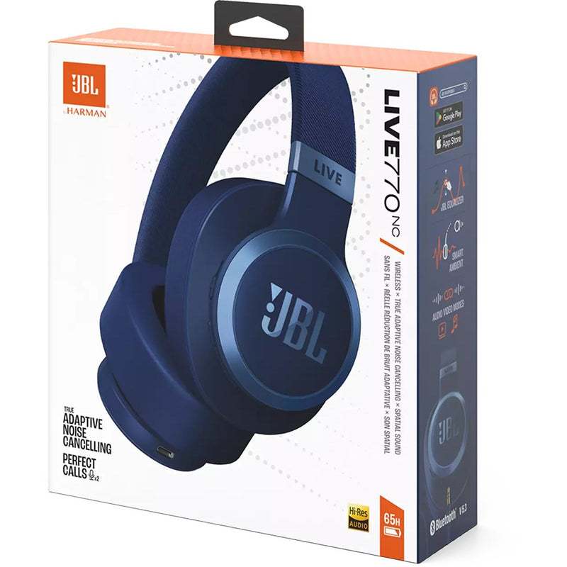 Wireless Over-ear headphones. JBL Live 770NC - Blue IMAGE 10