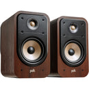 Signature Elite 150W Bookshelf Speaker, Polk ES20 Brown- PAIR IMAGE 1