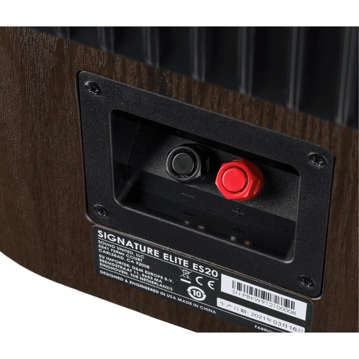 Signature Elite 150W Bookshelf Speaker, Polk ES20 Brown- PAIR