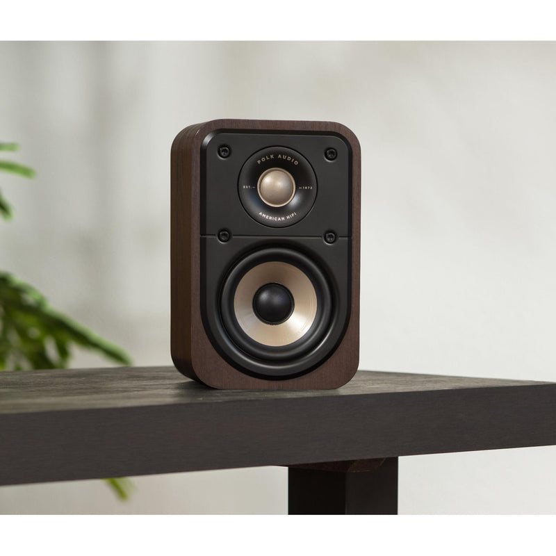 Signature Elite 100W Bookshelf Speaker, Polk ES10 Brown- PAIR IMAGE 9