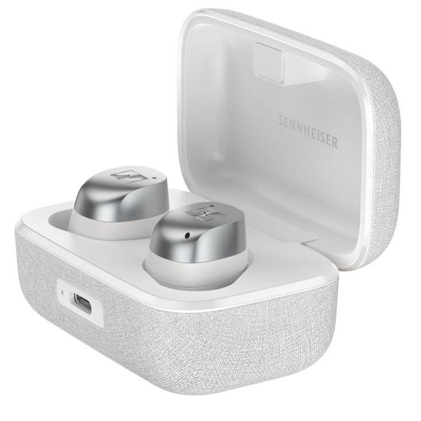 Momentum Wireless Earbuds Noise Cancelling, Sennheiser MTW4-WS - Silver IMAGE 1